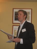 Jamie Galloway at BIMA Dinner