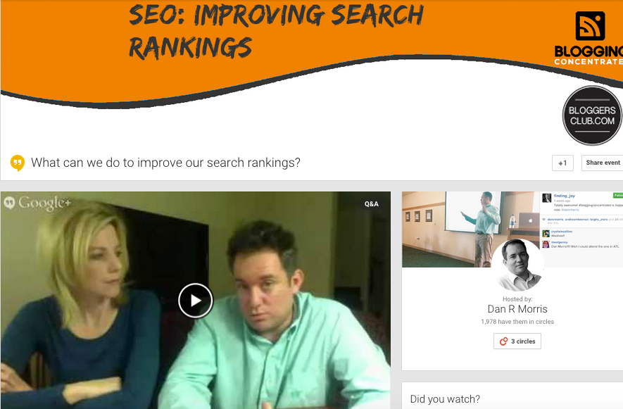 SEO improving search rankings