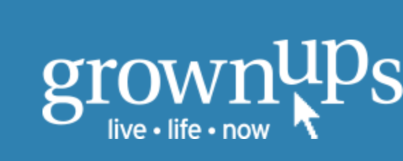 grown ups NZ, logo for grownups
