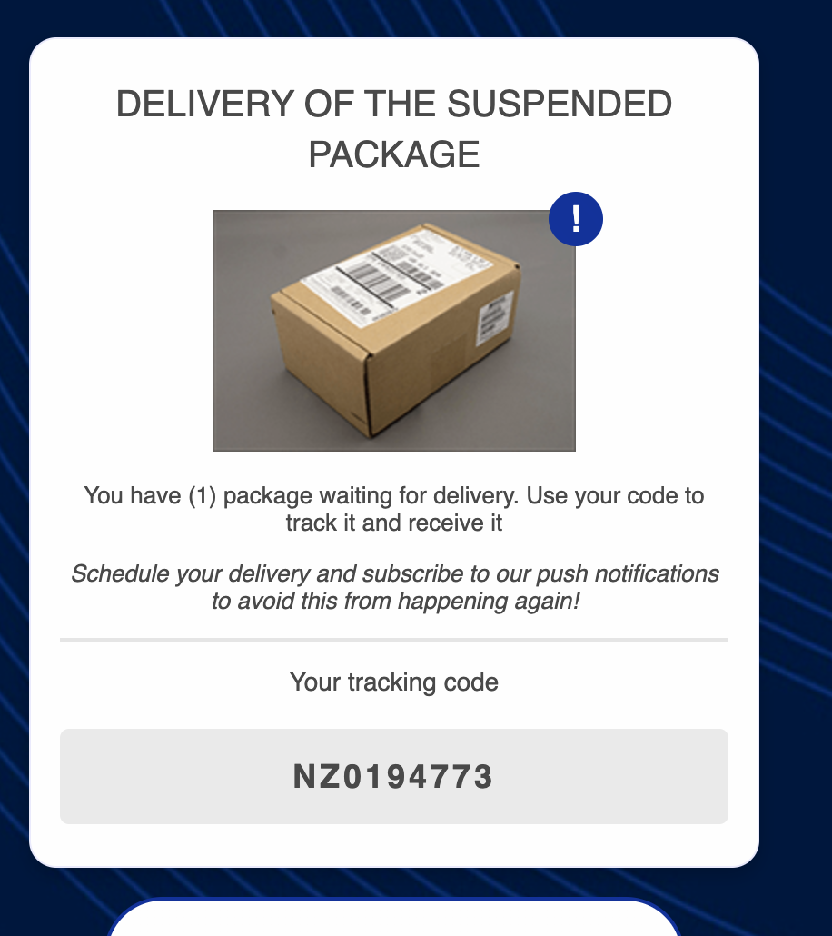 What Does Delivery Of Suspended Package Mean